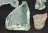 Victorian glass bottle fragments