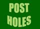 The Secret Life of Post Holes