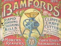 Catalogue cover for Bamfords of Uttoxeter, 1899.