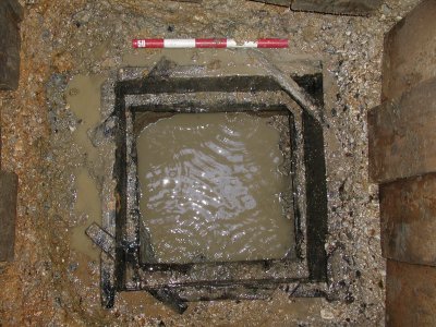 Well Structure showing in situ timbers