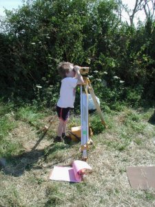 Child surveying