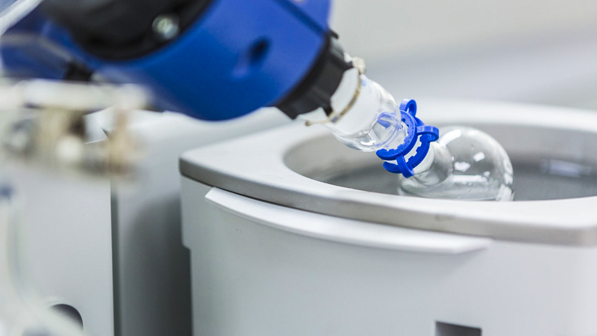 Science equipment in a lab