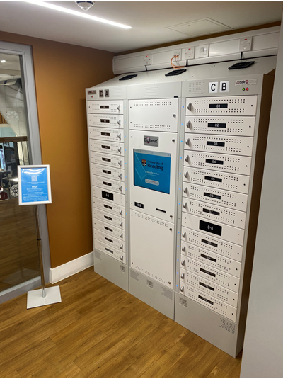 Whiteknights Library locker