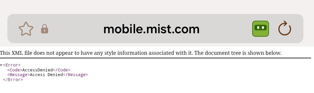 Marvis samsung xml error
