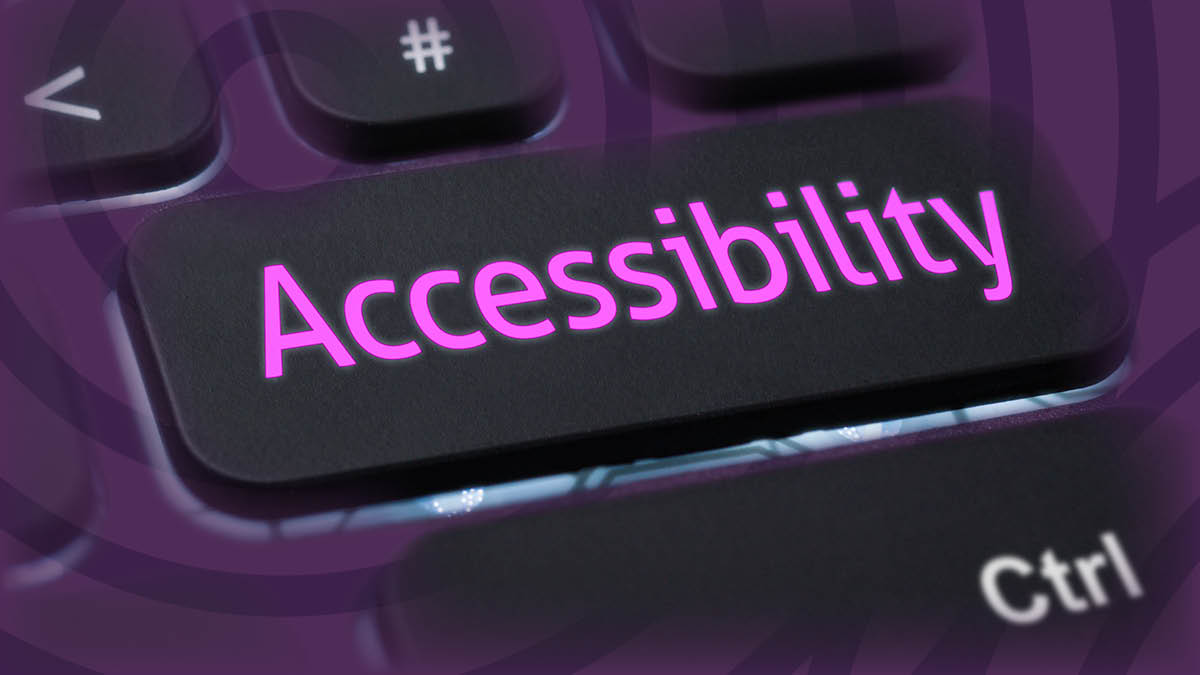 Accessibility written on a computer keyboard key