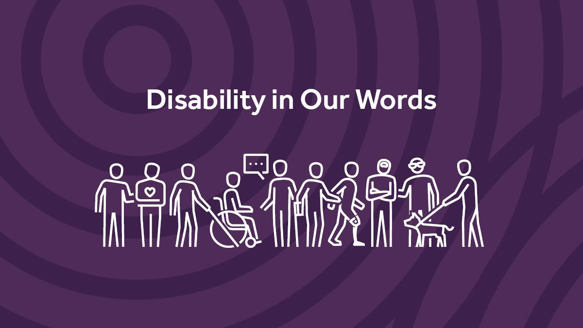 Disability in our words icon