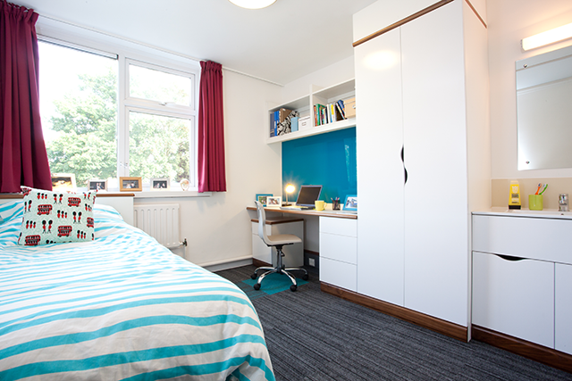 Bedroom in Wessex Hall