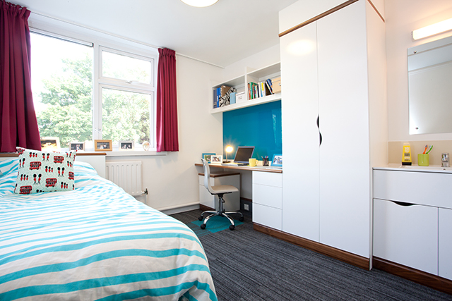 Upgraded room in Wessex Hall
