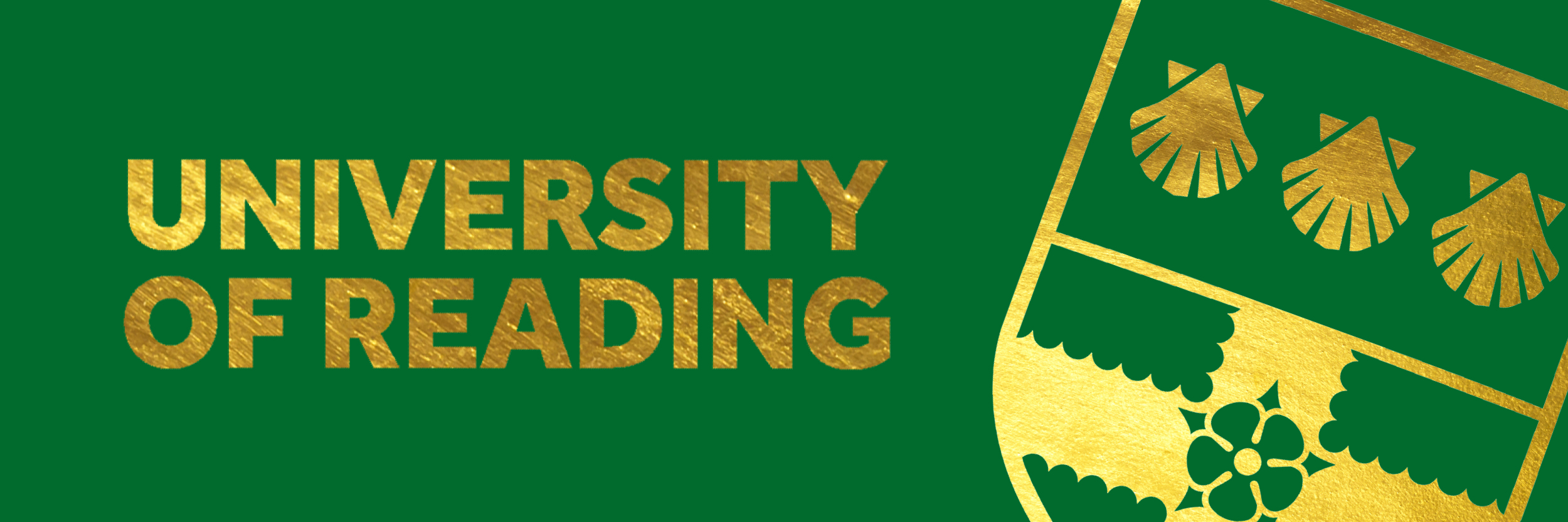 University of of Reading logo on a green backdrop