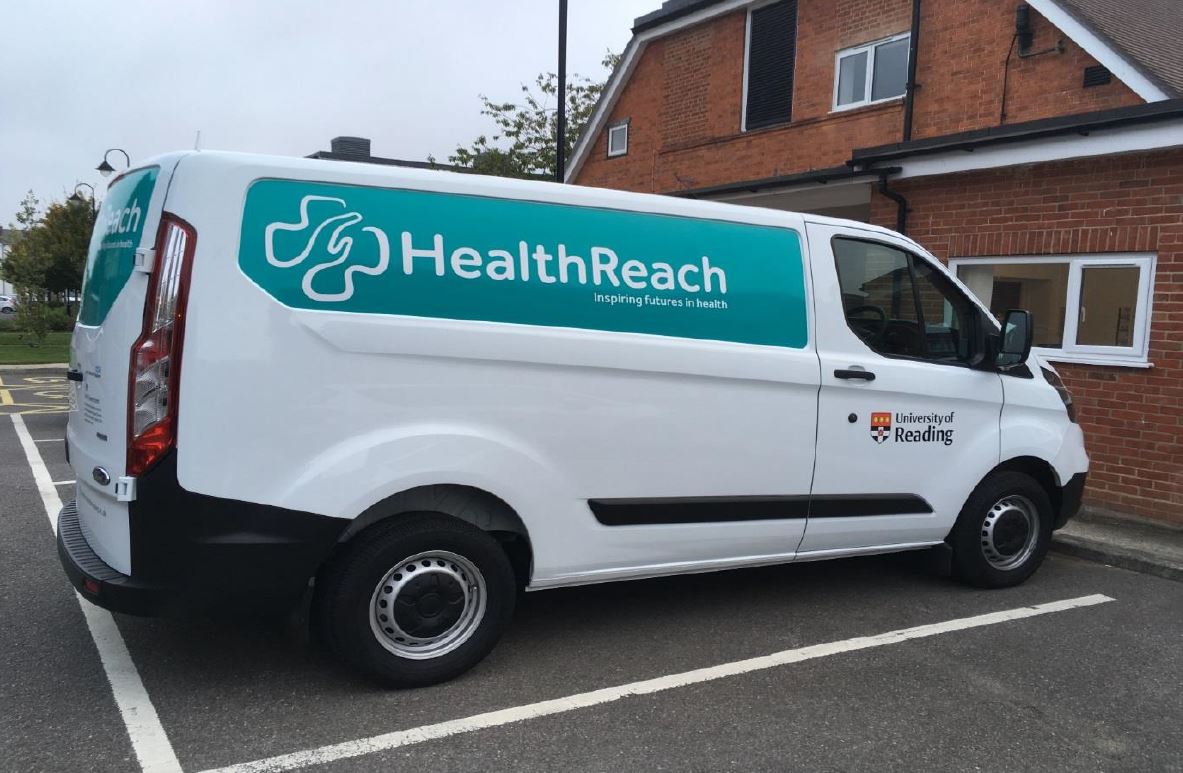 HealthReach van on London Road campus