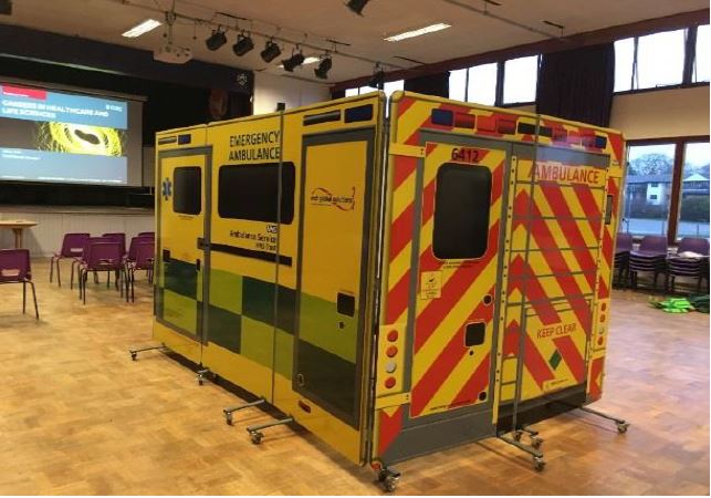 'Foldaway ambulance' used in HealthReach workshops
