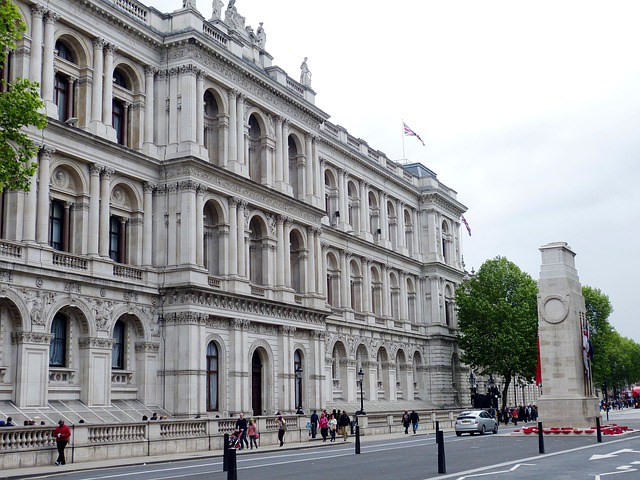 Whitehall in London
