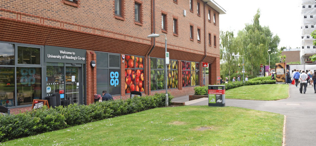 The co-op supermarket on Whiteknights campus