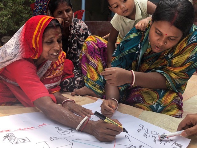 Women planning a farm together