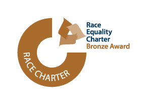 The logo for Advance HE's Bronze award for the Race Equality Charter