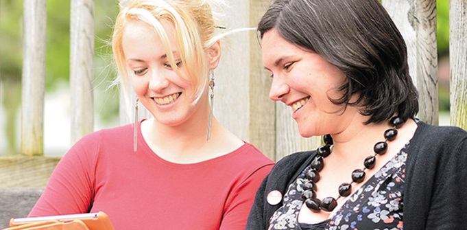 Two colleagues