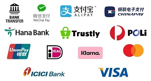 list of payments accepted by WU