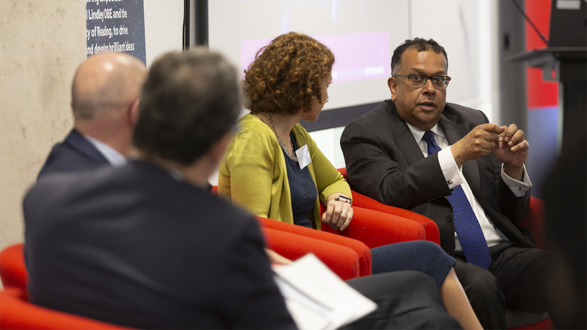 counsellors sat in group discussion