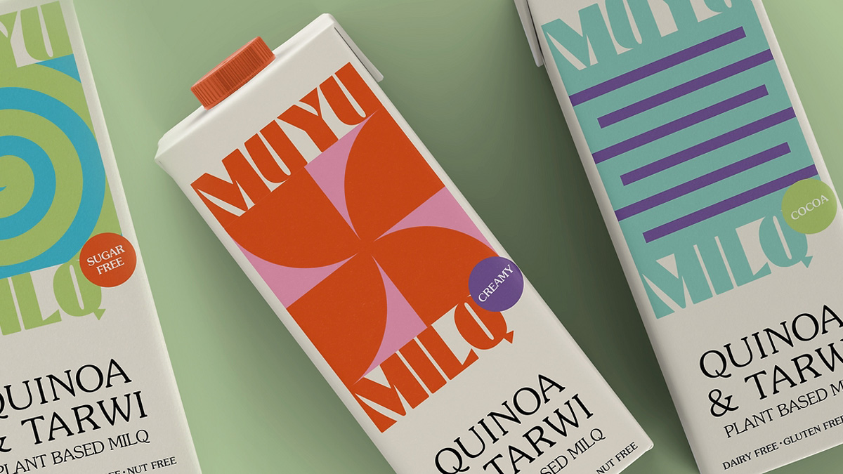plant based milk packaging