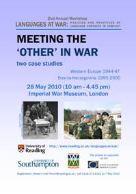 Second Workshop Poster