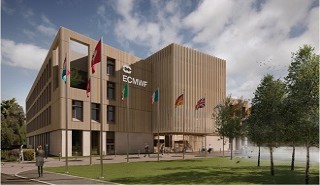 How the new ECMWF headquarters is expected to look on the University of Reading campus