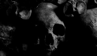Skulls in the darkness