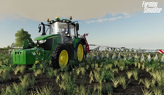 Picture of tractor taken from Farming Simulator 22 game