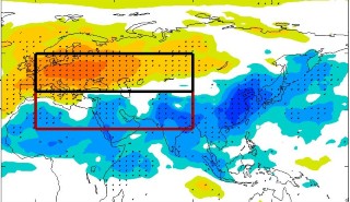 Changes to global surface temperatures due to air pollution impact on Eurasian Subtropical Westerly Jet