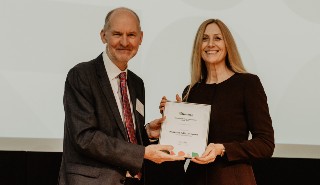 Julie Lovegrove receives the 2022 BNF Prize