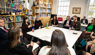 Bridget Phillipson MP attends round-table at the Institute of Education