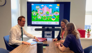 Minister Morgan receiving his training