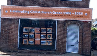 An image of the window exhibition in situ