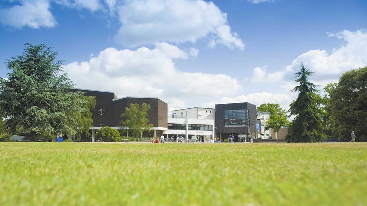 Whiteknights campus in the sunshine