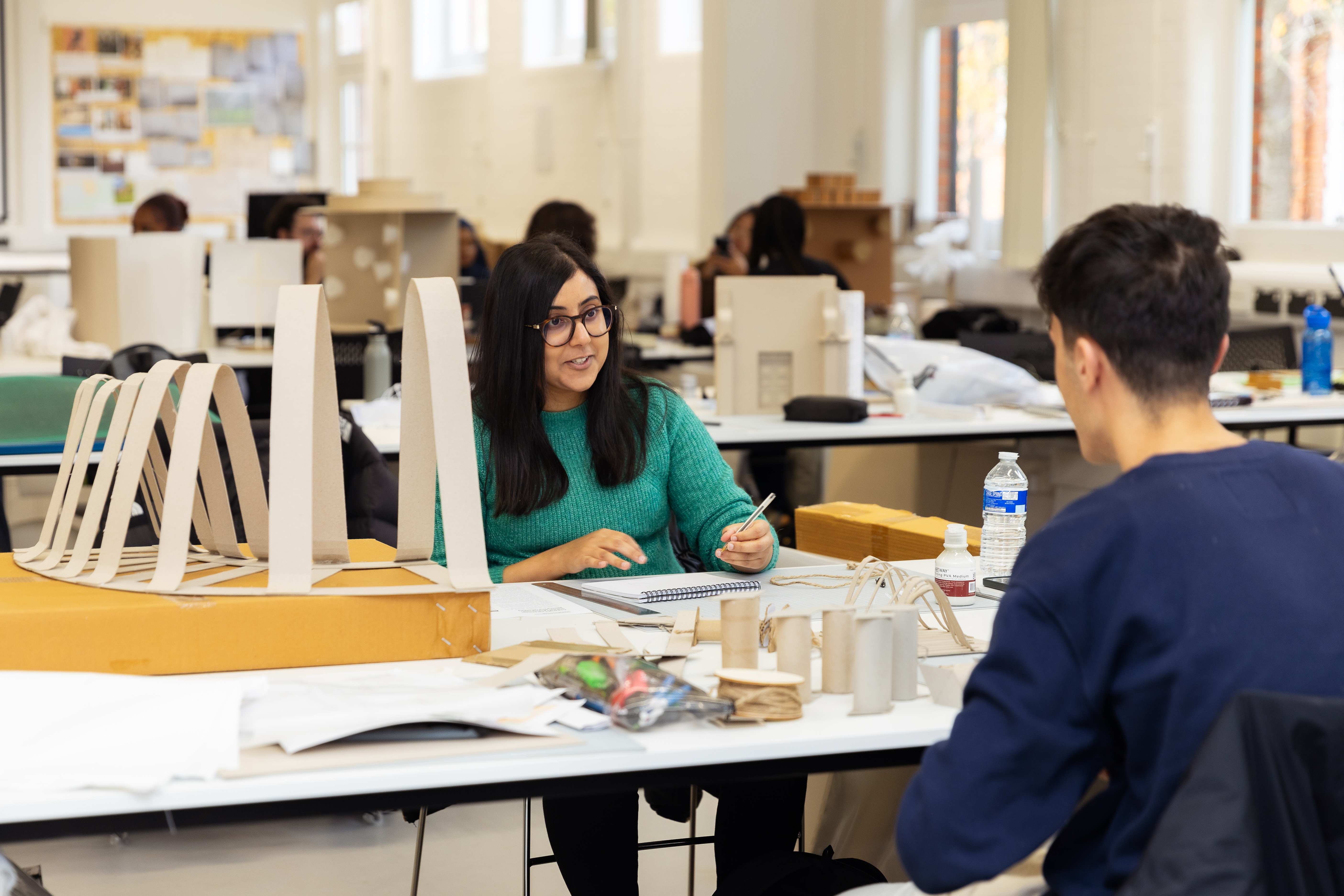 Students at an Architecture taster session
