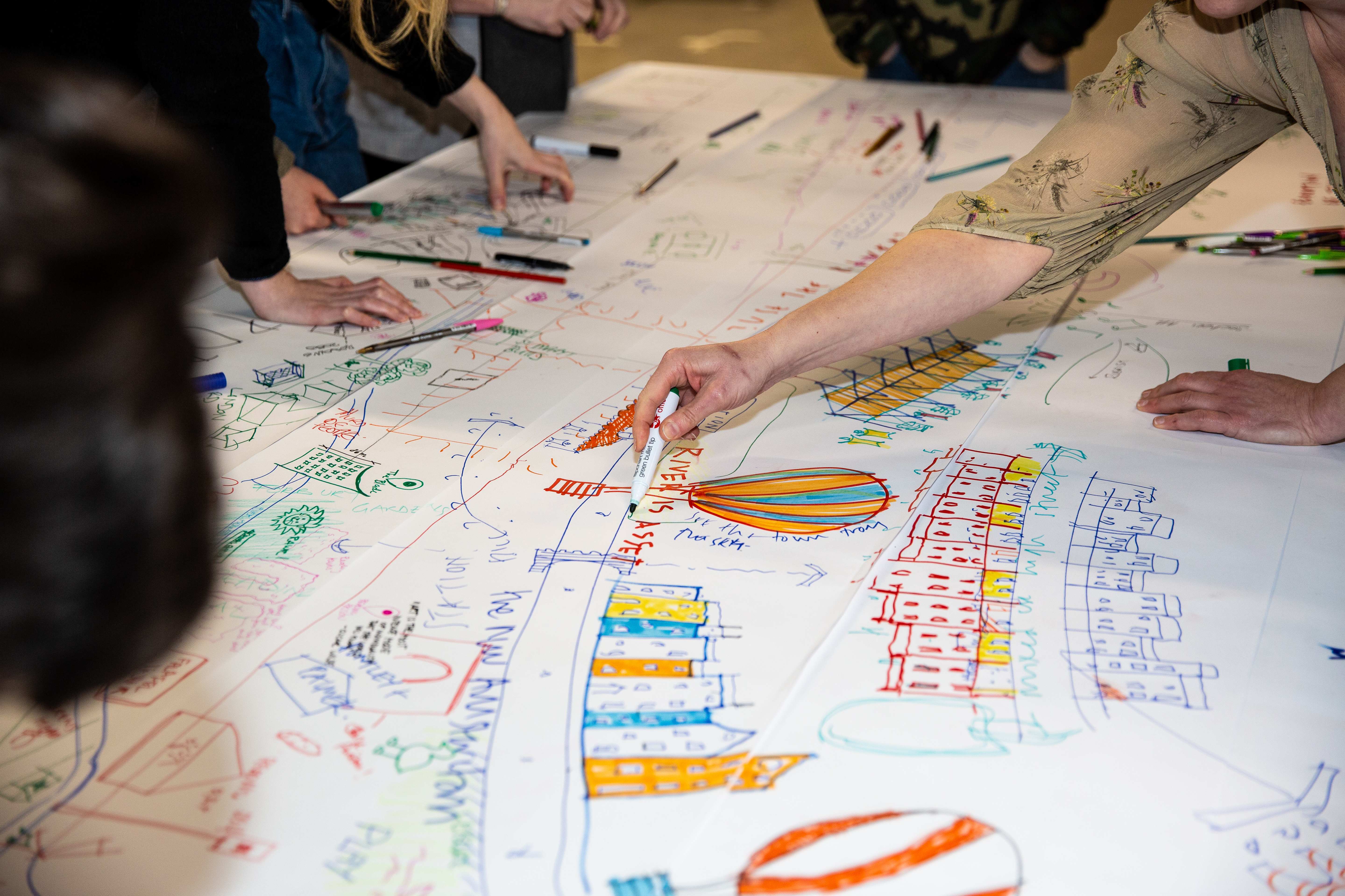 Students at an Architecture taster session