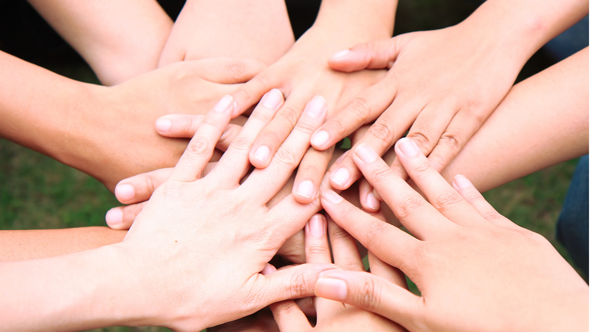 Joined hands