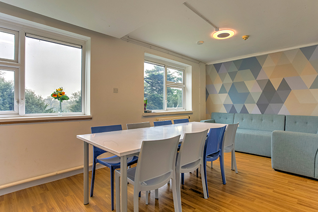 Shared kitchen in Wessex Hall