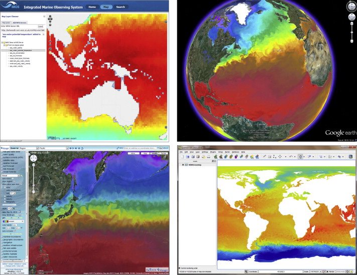 Computer imagery of oceans